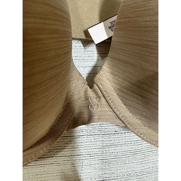 Victoria's‎ Secret Beige Perfect Shape Bra 32D Uplift Semi Underwire Woman's - Picture 2 of 6